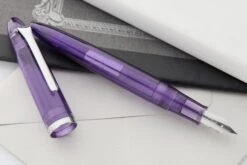 Sailor Compass 1911 Fountain Pen - Transparent Purple -Writing Tools Store Sailor 1911 Compass PurpleDemo 3