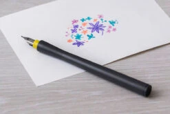 Sailor Hocoro Gray Dip Pen & Nib - Fude -Writing Tools Store Sailor Compass Hocoro DipPen Grey FudeNib stock 4