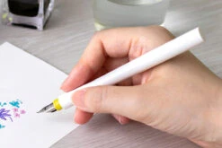 Sailor Hocoro White Dip Pen & Nib - Fude -Writing Tools Store Sailor Compass Hocoro DipPen White FudeNib stock 5