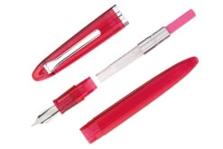 Sailor Compass 1911 Fountain Pen - Transparent Pink -Writing Tools Store Sailor Compass Pink OW 3