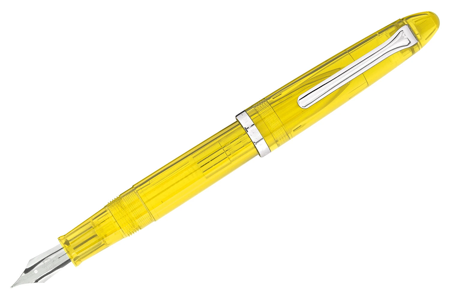 Sailor Compass 1911 Fountain Pen - Transparent Yellow 1 Sailor Compass 1911 Fountain Pen - Transparent Yellow