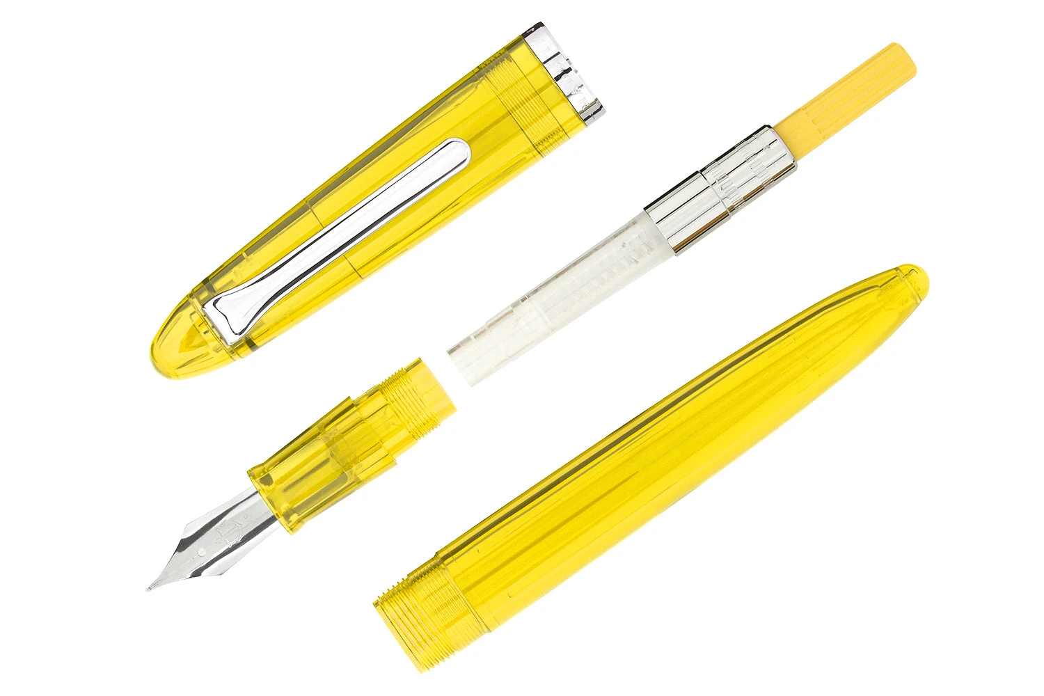 Sailor Compass 1911 Fountain Pen - Transparent Yellow 3 Sailor Compass 1911 Fountain Pen - Transparent Yellow - Image 3