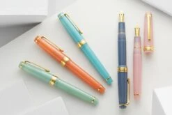 Sailor Pro Gear Slim Fountain Pen - Momo (Limited Production) 12 Sailor Pro Gear Slim Fountain Pen - Momo (Limited Production) -Writing Tools Store Sailor PGS SeasonalFestival Kiku Koi Momo Sasa Seri group 1