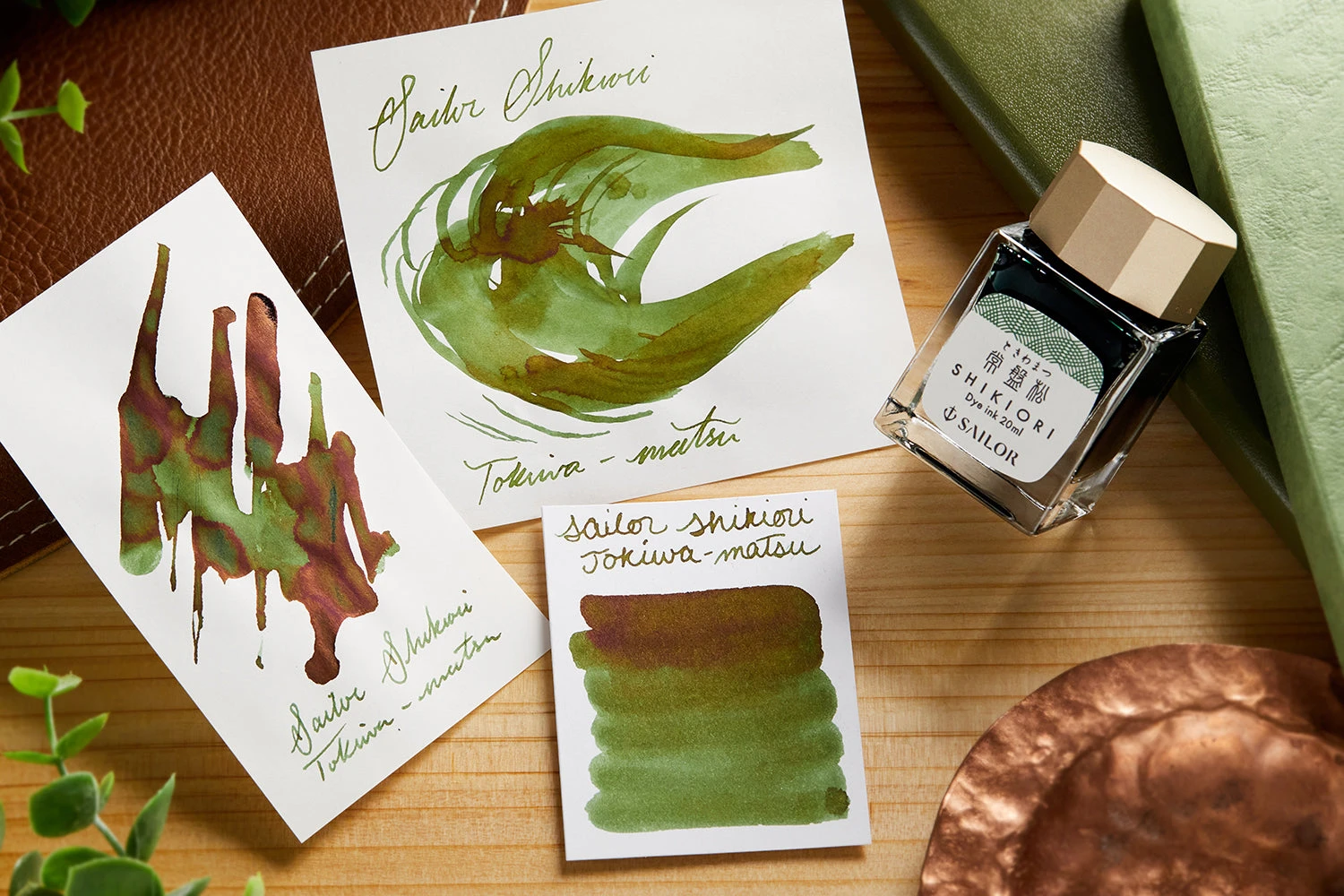 Sailor Shikiori Tokiwa-matsu - 20ml Bottled Ink 2 Sailor Shikiori Tokiwa-matsu - 20ml Bottled Ink - Image 2