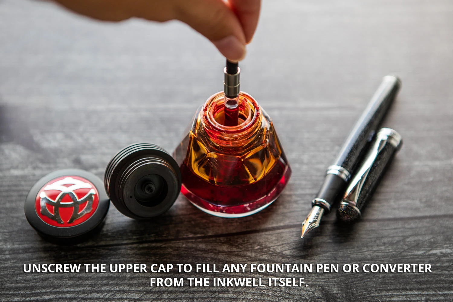 TWSBI Diamond 50 Ink Bottle - Silver 5 TWSBI Diamond 50 Ink Bottle - Silver - Image 5