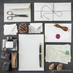 G. Lalo Vergé De France A5 Tablet - Ivory -Writing Tools Store ThursdayThings Salutations 1