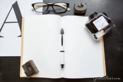 Goulet Notebook W/ 68gsm Tomoe River Paper - A5, Dot Grid -Writing Tools Store ThursdayThings Typography 8