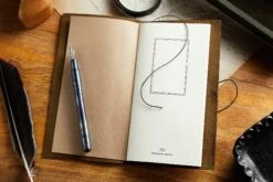 Traveler's Notebook - Olive (Regular) -Writing Tools Store Traveler s Notebook Regular Olive 2