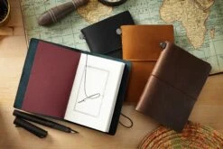 Traveler's Notebook - Black (Passport) -Writing Tools Store TravelersCompany Notebooks groupsmall 3