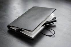 Traveler's Notebook - Black (Passport) -Writing Tools Store TravelersNotebook Black Passport NW 15