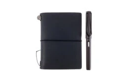 Traveler's Notebook - Black (Passport) -Writing Tools Store TravelersNotebook Black Passport NW 2
