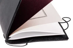 Traveler's Notebook - Black (Passport) -Writing Tools Store TravelersNotebook Black Passport NW 9