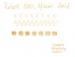 Robert Oster African Gold - 50ml Bottled Ink -Writing Tools Store WS RobertOster AfricanGold 61d28c81 8ed1 46b0 b519 cef9e63b65d7