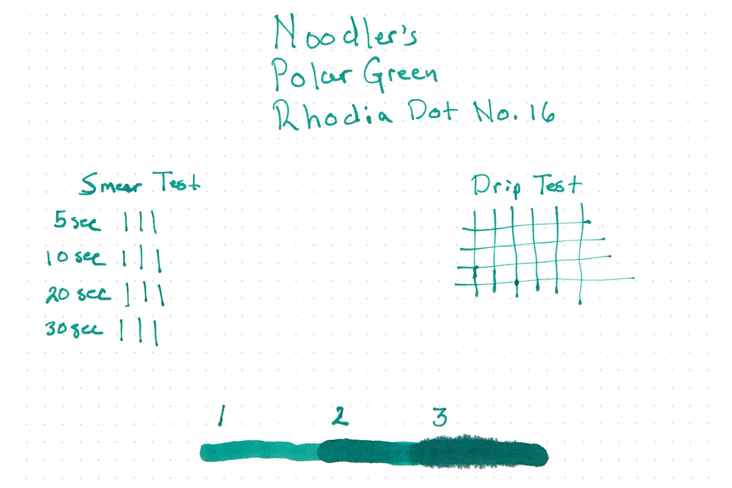 Noodler's Polar Green - 3oz Bottled Ink 3 Noodler's Polar Green - 3oz Bottled Ink - Image 3