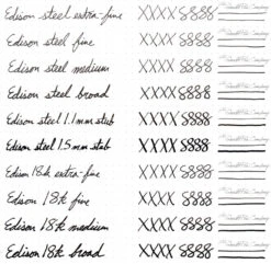 Edison #6 18k Nib Unit - Rhodium -Writing Tools Store b160de77 f27a 4613 9926 a58556520d3d