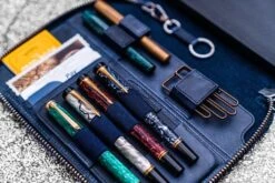 Galen Leather Zippered A5 Notebook Folio - Crazy Horse Navy Blue 26 Galen Leather Zippered A5 Notebook Folio - Crazy Horse Navy Blue -Writing Tools Store leather zippered a5 leuchtturm1917 notebook folio crazy horse navy blue 4 1024x1024 cff5e84c 5d51 4202 b6c2 aaf961da231b